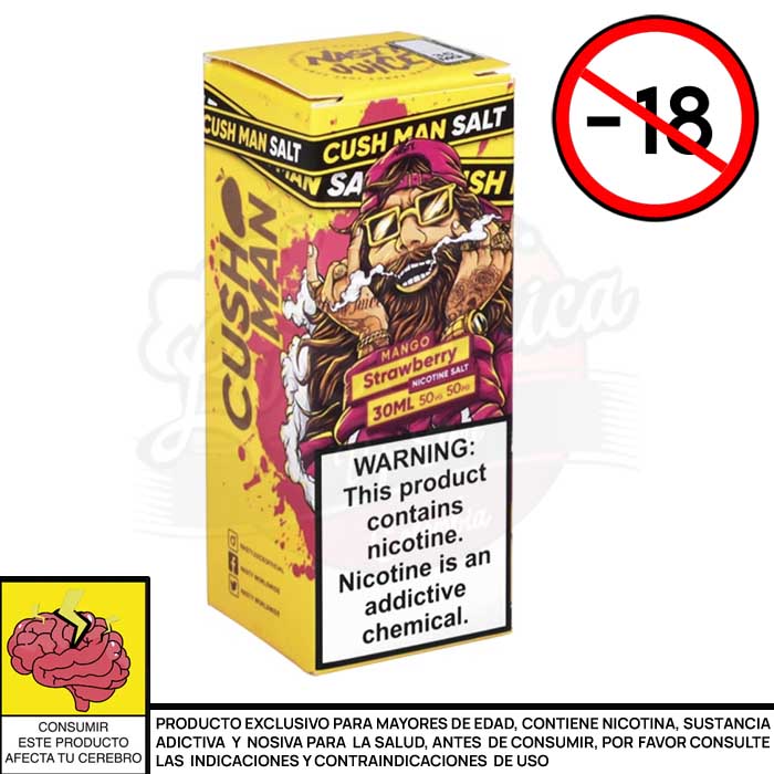 Cush man salts 30 ml mango Fresa - Nasty