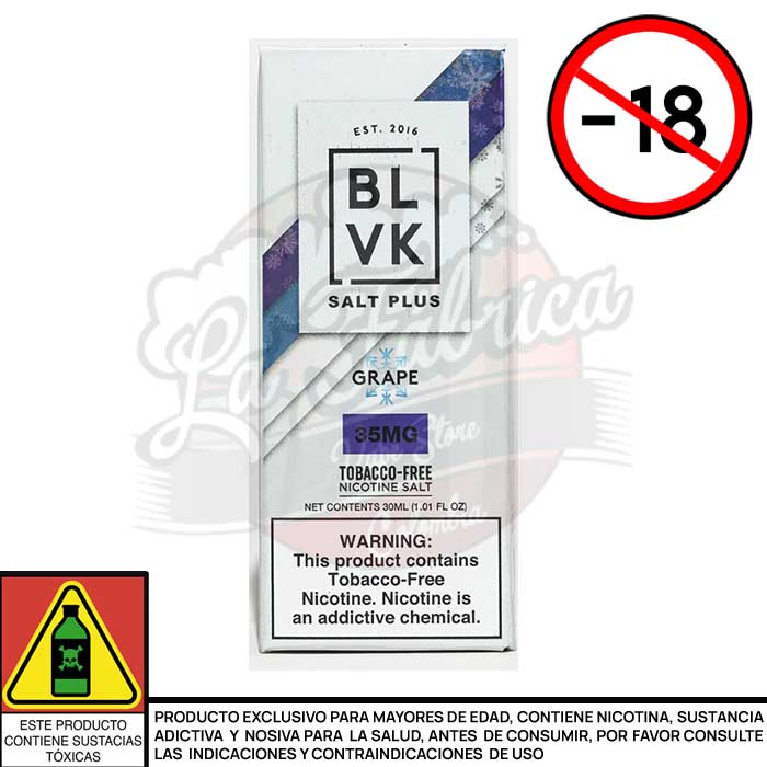 Grape Ice Salts 30 ml - BLVK