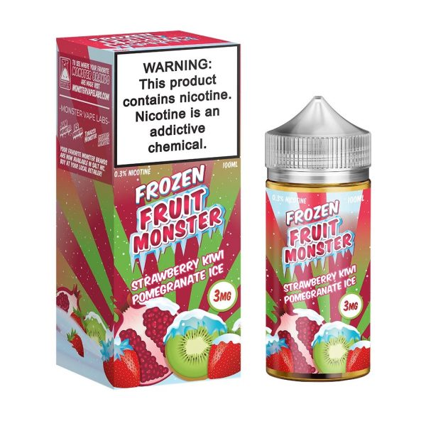 Strawberry Kiwi Pomegranate Ice 100 ml -Frozen Fruit Monster