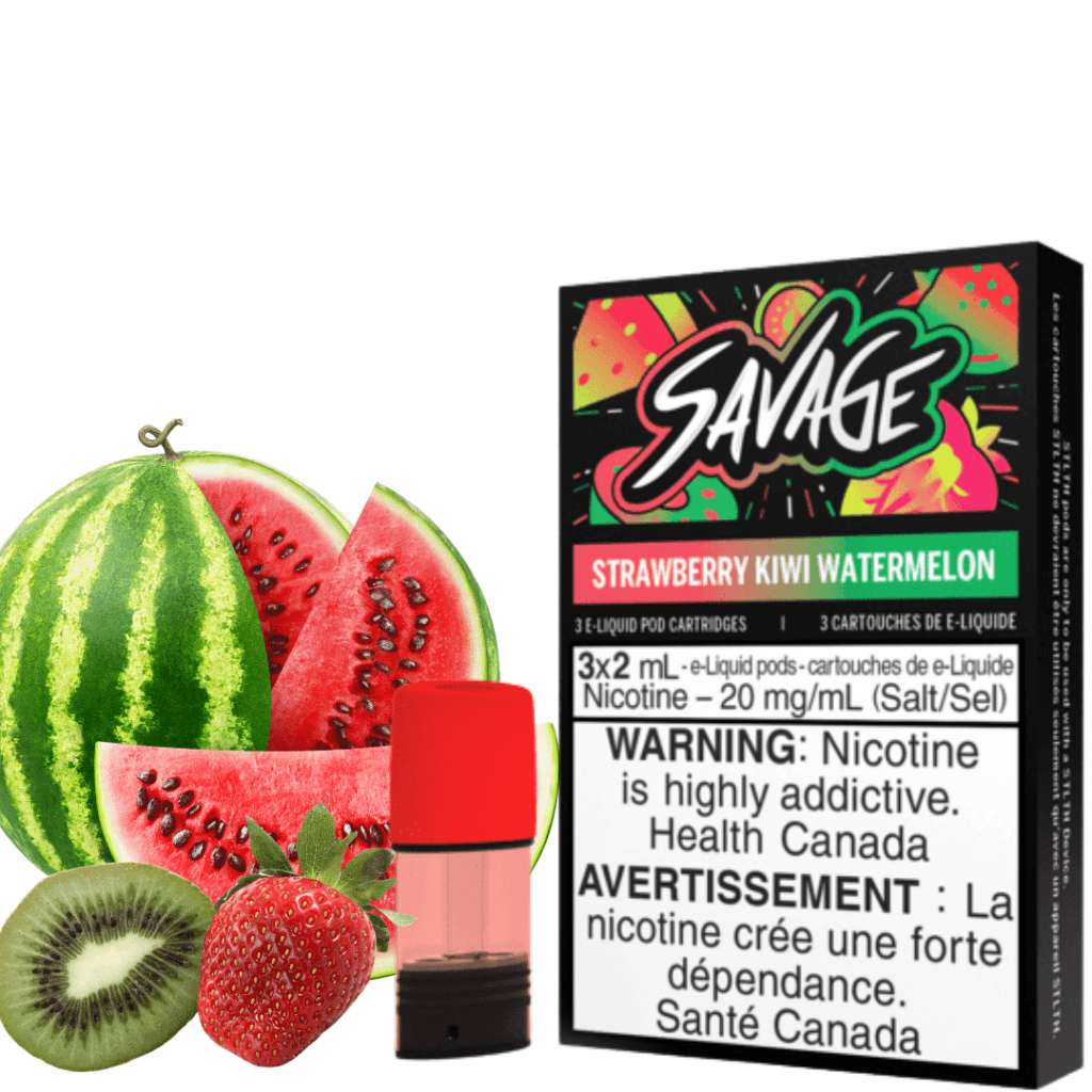 Savage Strawberry Kiwi watermelon STLTH LA FABRICA VAPE STORE