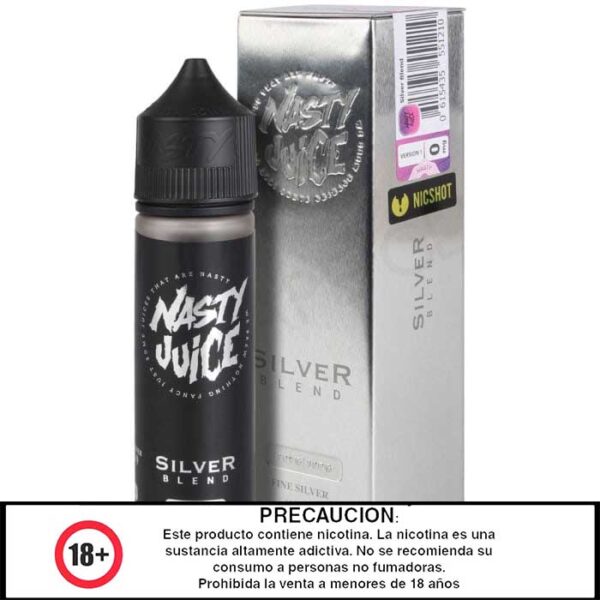 Silver blend tobacco 60 ml - nasty