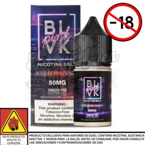 Iced Berry Peach Salts 30 ml - BLVK