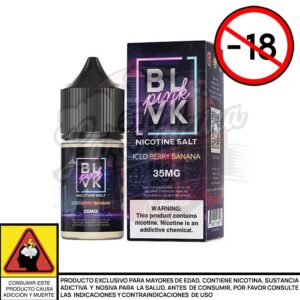 Iced Berry Banana Salts 30 ml - BLVK