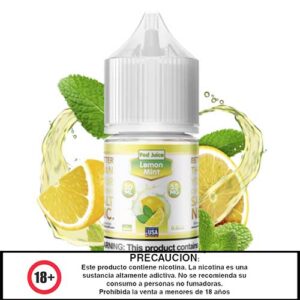 Lemon Mint Salts 30 ml - Pod Juice