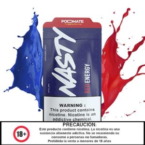 PODMATE Red Energy salts 30 ml - Nasty