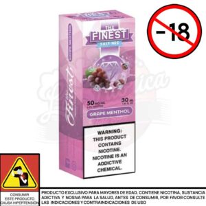 Grape Menthol Salts 30 ml - The Finest