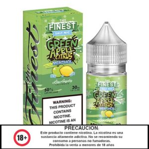 Green Apple Citrus Menthol Salts 30 ml - The Finest