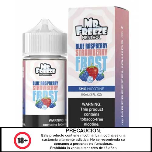 Blue Raspberry Strawberry Frost 100 ml - Mr Frezze