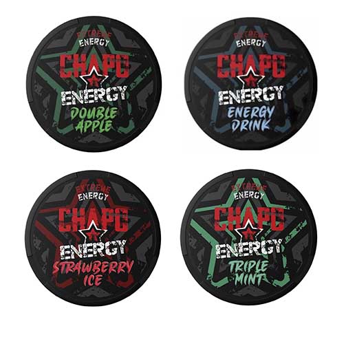 CHAPO - EXTREME ENERGY 75MG CAFEINA POUCH
