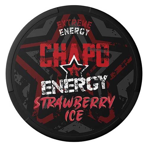 CHAPO - EXTREME ENERGY 75MG POUCH STRAWBERRY ICE