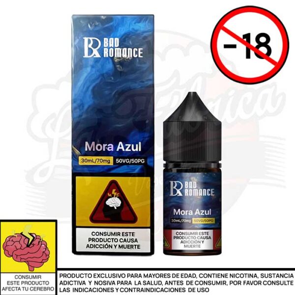 Mora Azul Salts 30 ml - Bad Romance