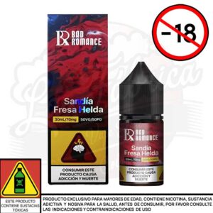 Sandía Fresa Helada Salts 30 ml - Bad Romance