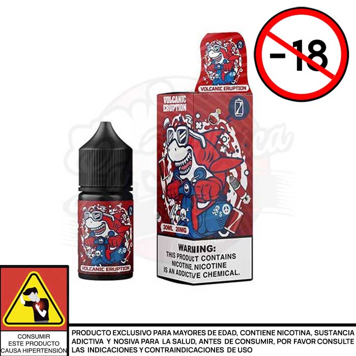 Volcanic Eruption Salts 30 ml - Crazy Vape by OXVA