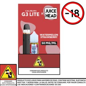 COMBO CALIBURN G3 LITE POD KIT + JUICE HEAD FREEZE SALT 30 - UWELL