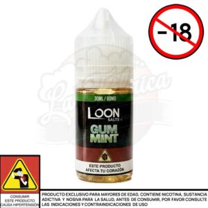 Gum mint salts 30 ml - Loon 80 mg