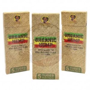 HONEYPUFF PRE-ROLLED TUBS CON FILTRO DE VIDRIO ORGANICO HEMP X 5